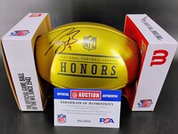 NFL - Bengals Joe Burrow Signed Gold Honors Football