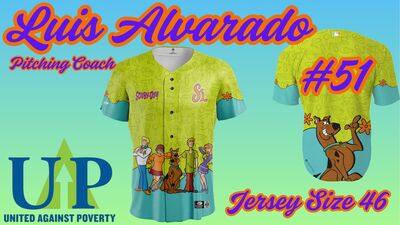 Scooby Doo Night Jersey #51 Luis Alvarado  