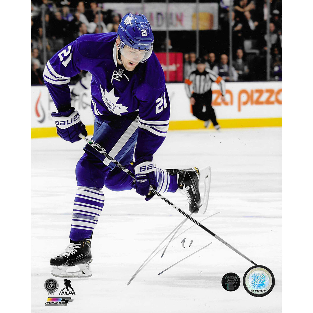 James van Riemsdyk Autographed Toronto Maple Leafs 8X10 Photo