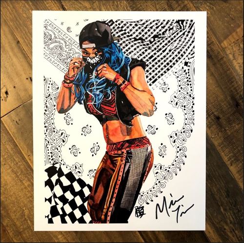 Mia Yim SIGNED 11 x 14 Rob Schamberger Print