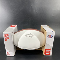 Panthers - Robby Anderson Signed Panel Football With Panthers Logo