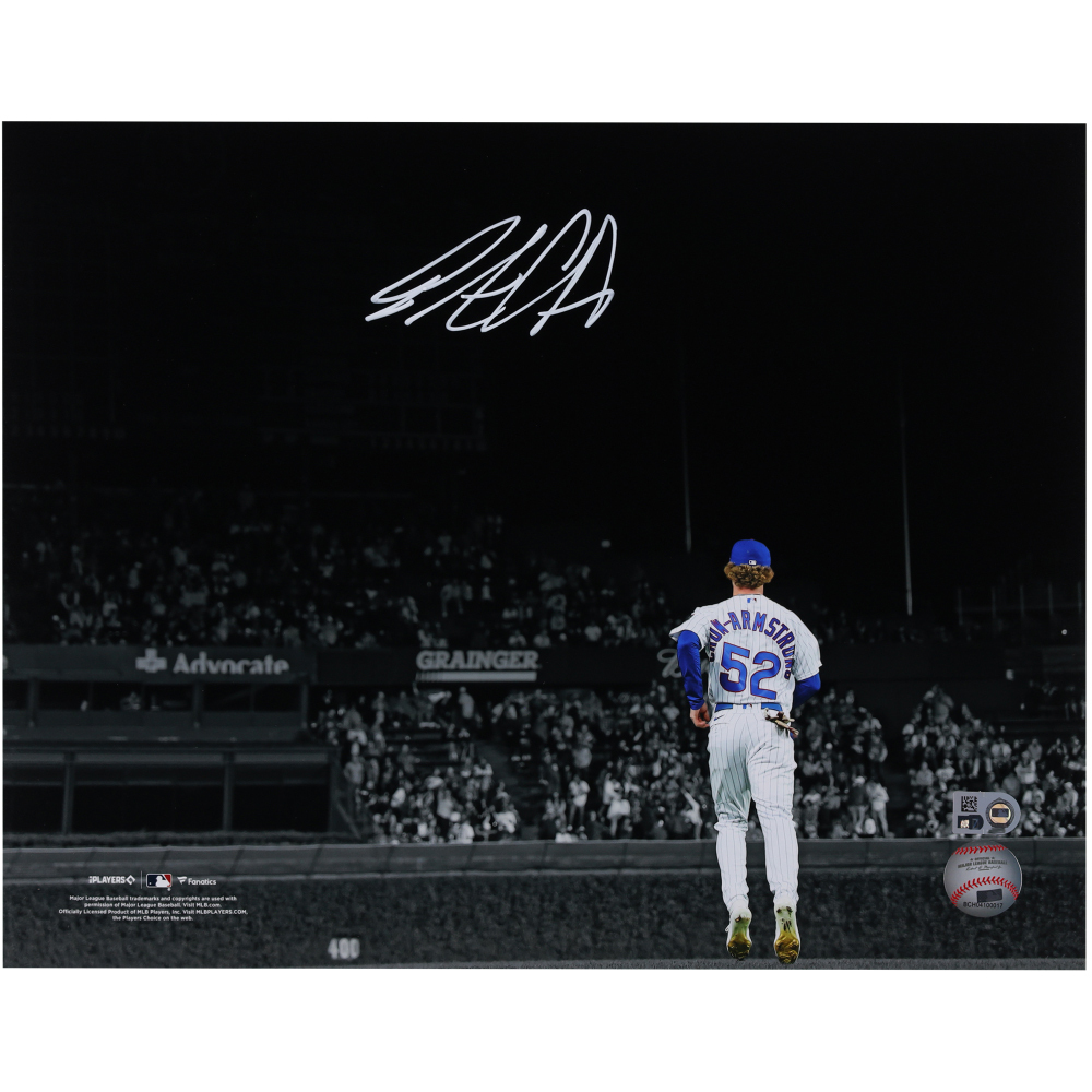 Pete Crow-Armstrong Chicago Cubs Autographed 11