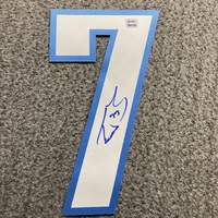 NFL - Titans Taylor Lewan Signed Jersey Number