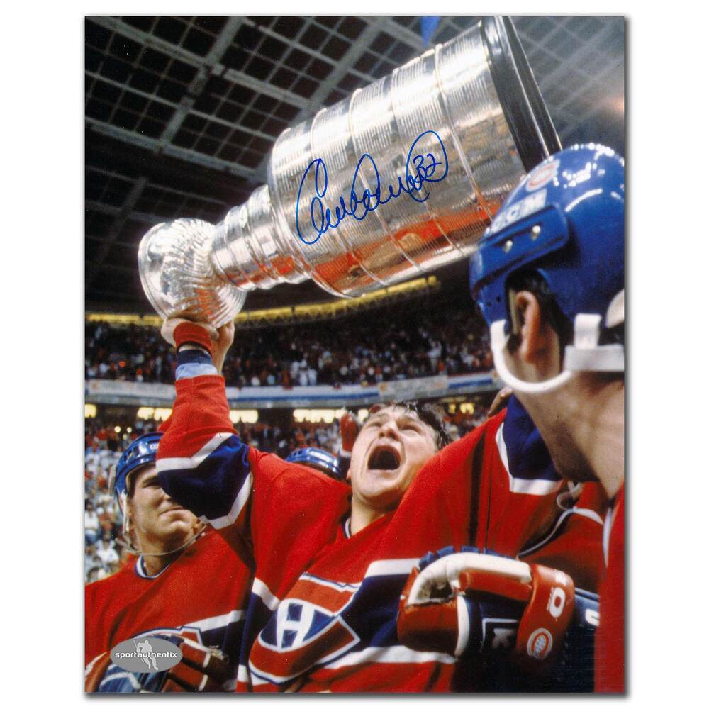 Claude Lemieux Montreal Canadiens 1986 Stanley Cup Autographed 8x10