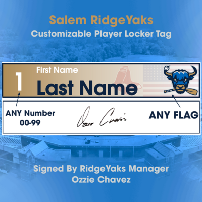 Photo of Salem RidgeYaks - Customized Locker Tag