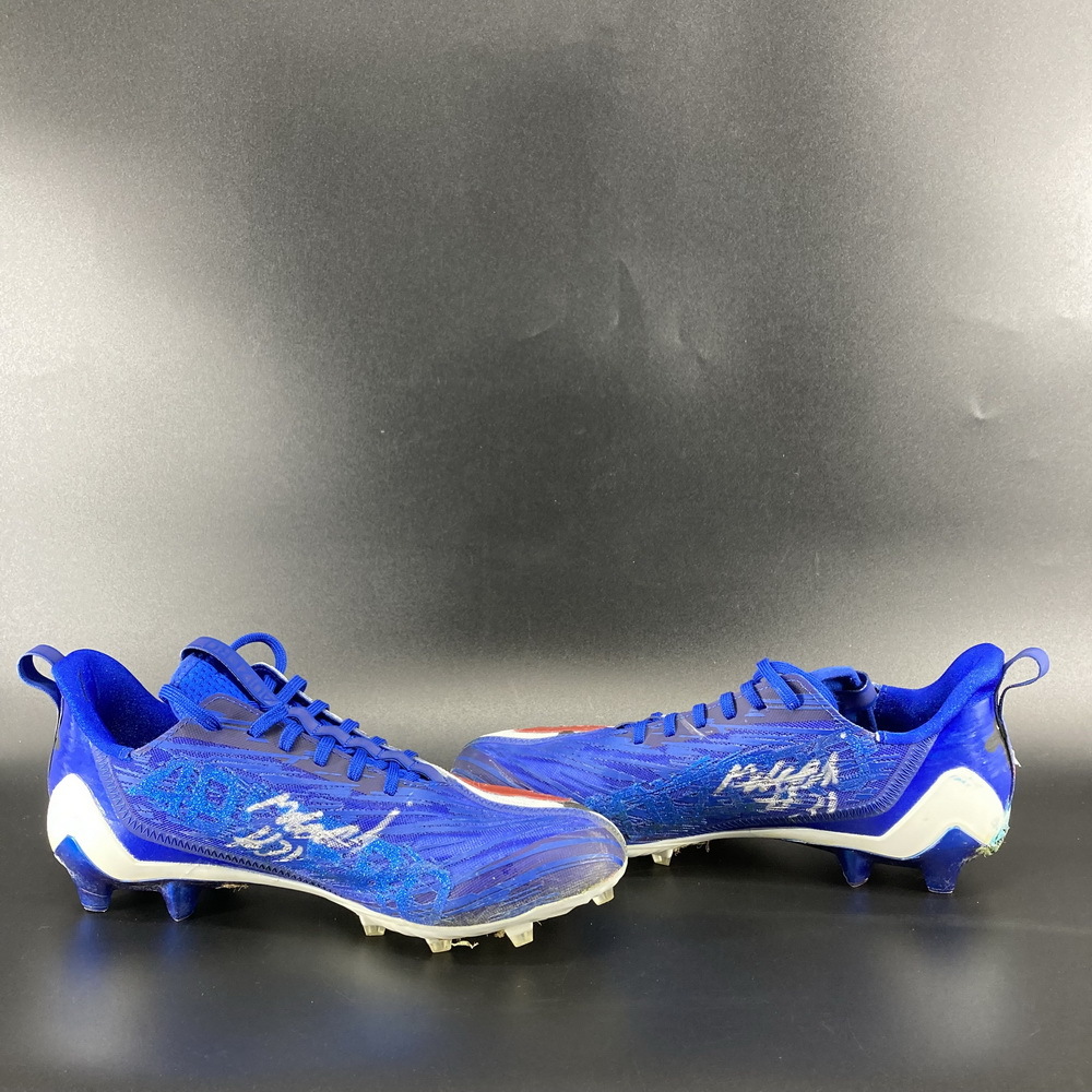 My Cause My Cleats Giants Matt Breida Signed Game Issued Custom