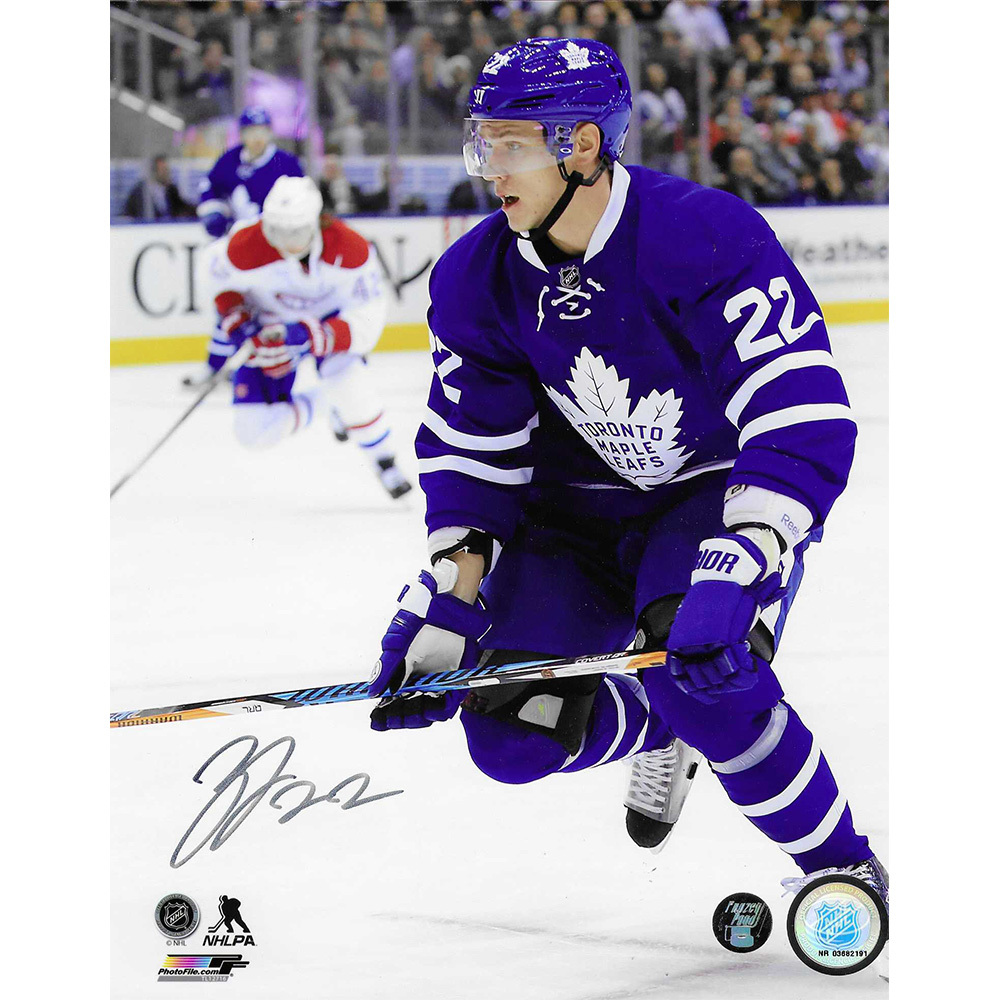 Nikita Zaitsev Autographed Toronto Maple Leafs 8X10 Photo