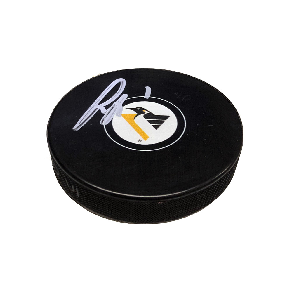 THOMAS GREISS Signed Pittsburgh Penguins Puck