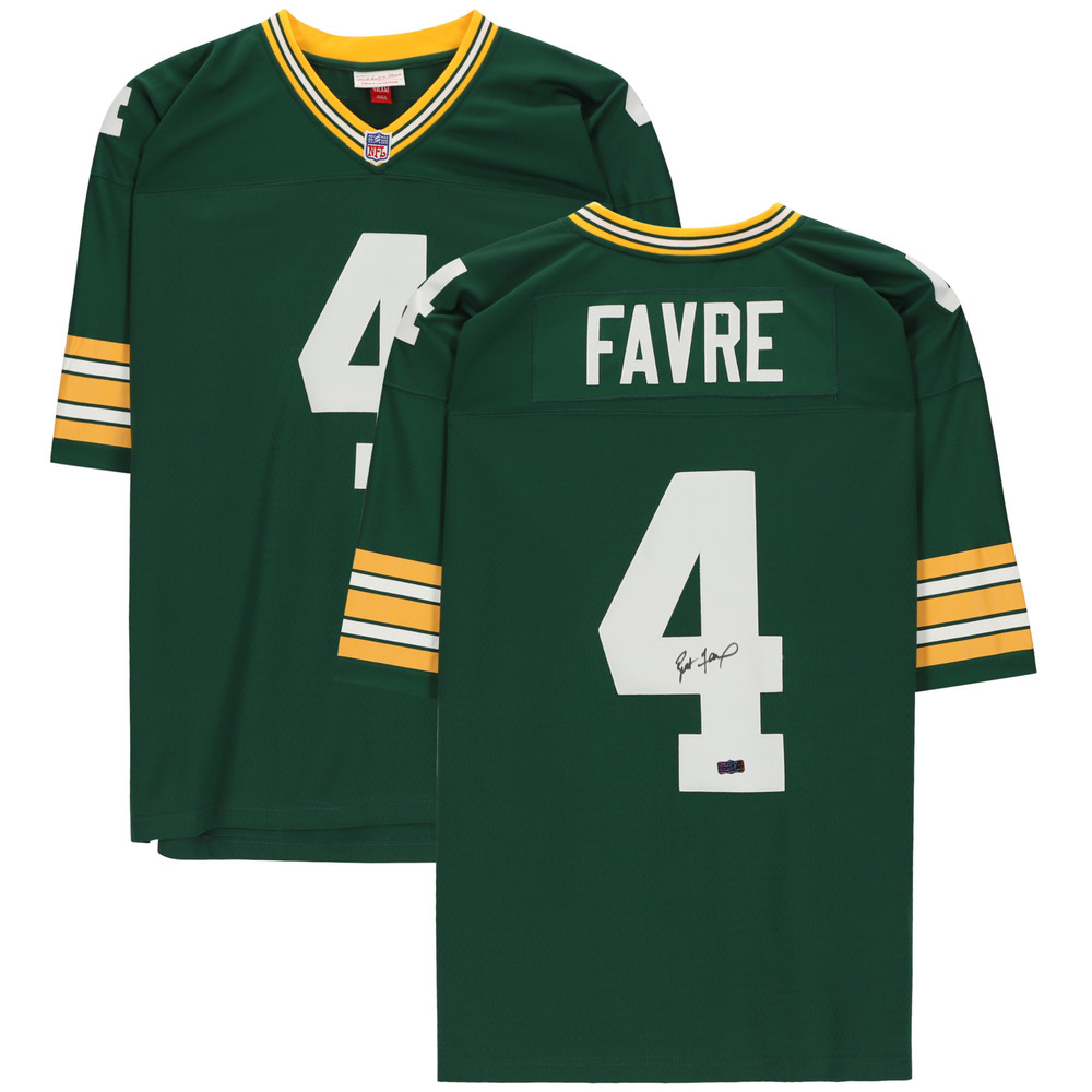 Brett Favre Green Bay Packers Autographed Mitchell & Ness 1996 NFL