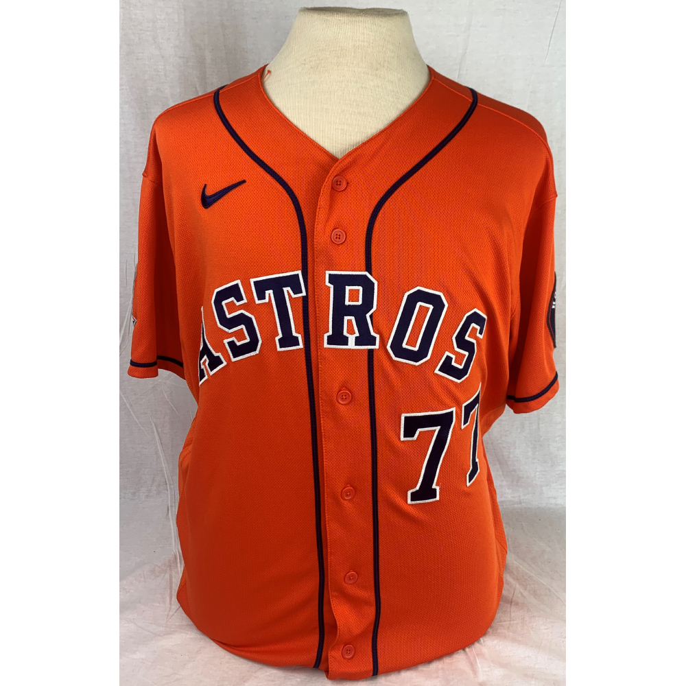 Luis Garcia 2022 GameUsed Jersey Immaculate Inning Houston Astros