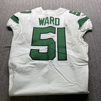 Crucial Catch - Jets Tim Ward Game Worn Jersey (10/10/21) Size 44