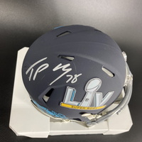 NFL - Buccaneers Tristan Wirfs Signed Super Bowl 55 Mini Helmet