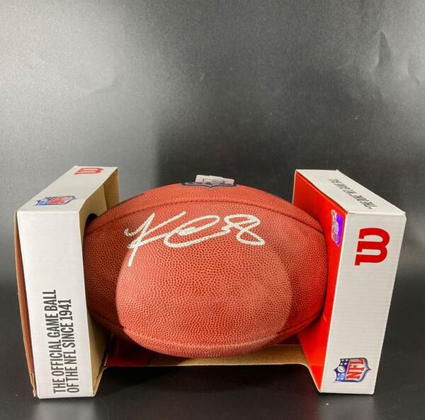 NFL - Raiders Kirk Cousins Signed Authentic Football