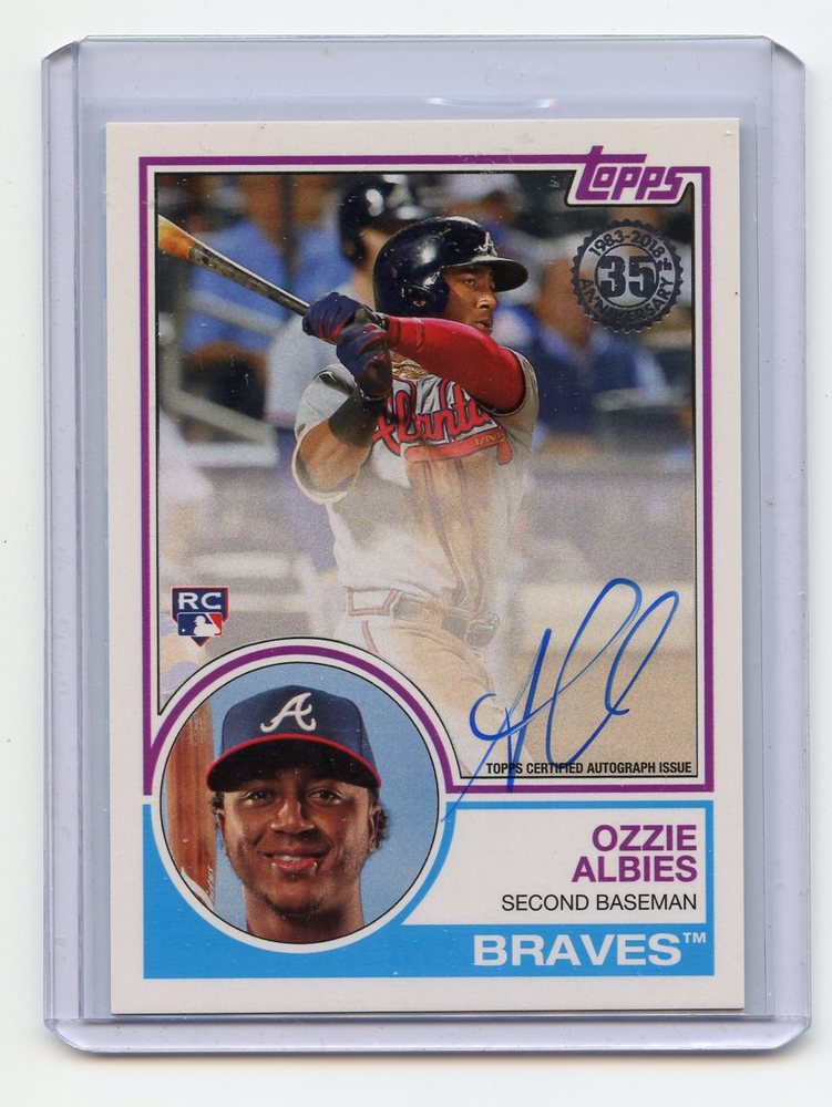 2018 Topps '83 Topps Autographs #83AOAL Ozzie Albies