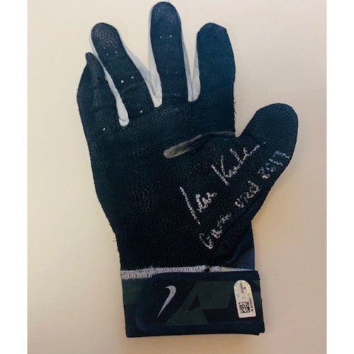 Autographed Ian Kinsler Batting Glove Detroit Tigers Auctions