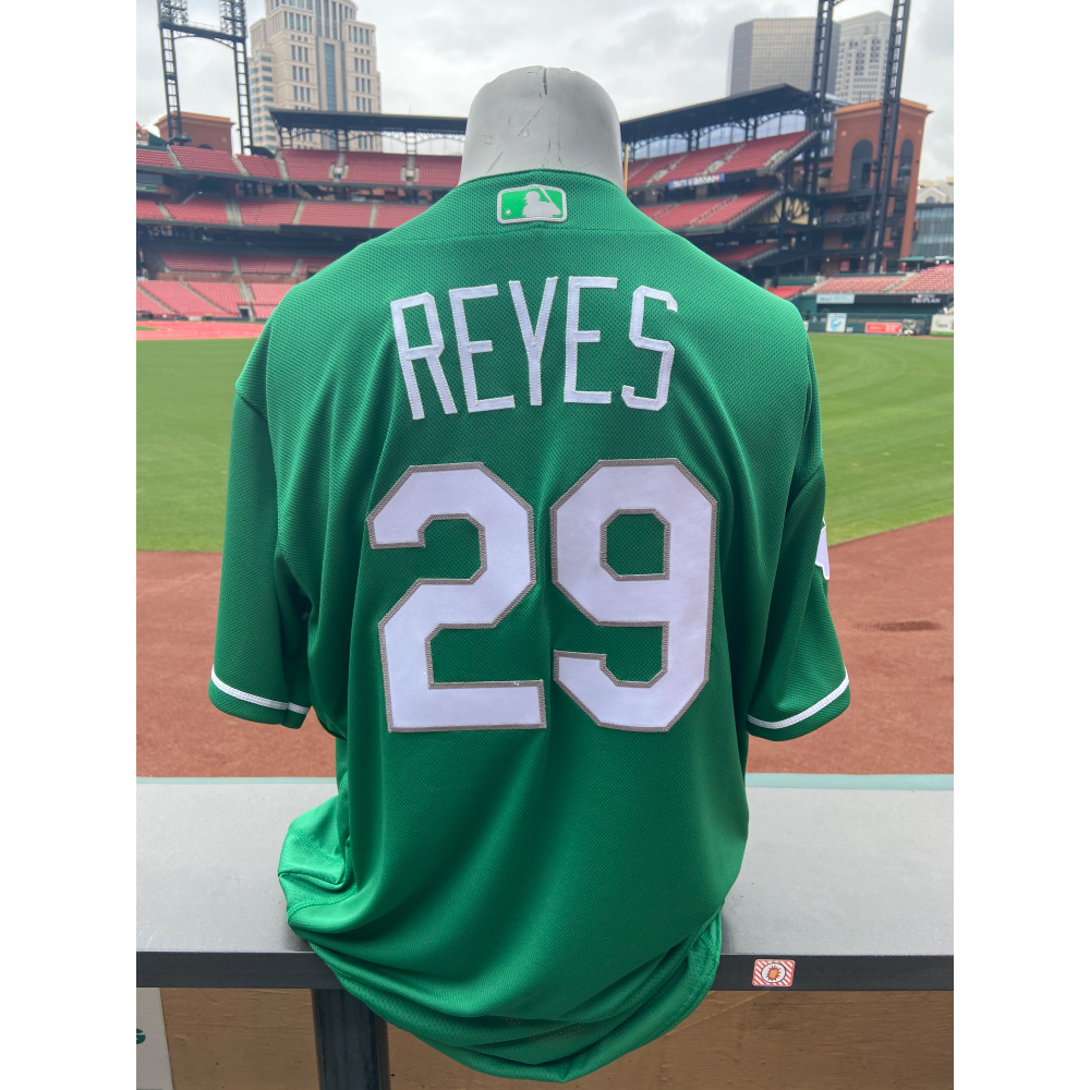 Cardinals Authentics Alex Reyes Game Worn St Patrick S Day