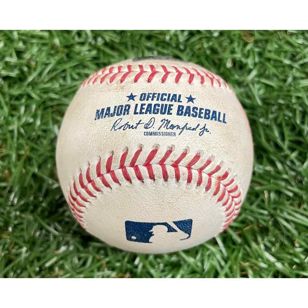 Game Used Baseball Roansy Contreras strikes out Randy Arozarena