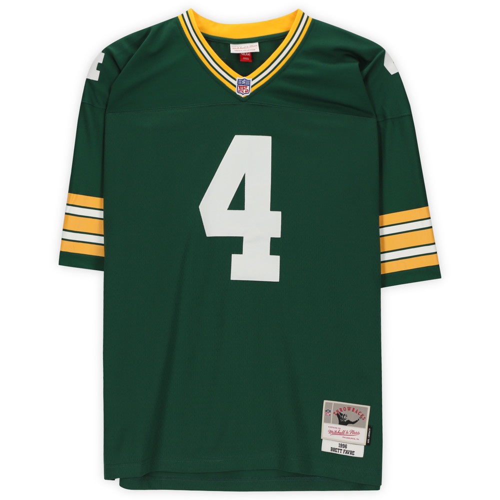 Brett Favre Green Bay Packers Autographed Mitchell & Ness 1996 NFL