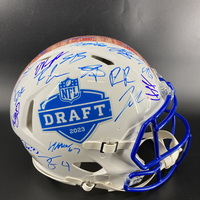 NFL - 2023 Draft helmet signed by Bryce Young, CJ Stroud, Anthony Richar...