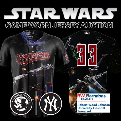 Catcher Diomedes Hernandez #33, Size 48 (XL), Game-Worn and signed Star Wars Jersey