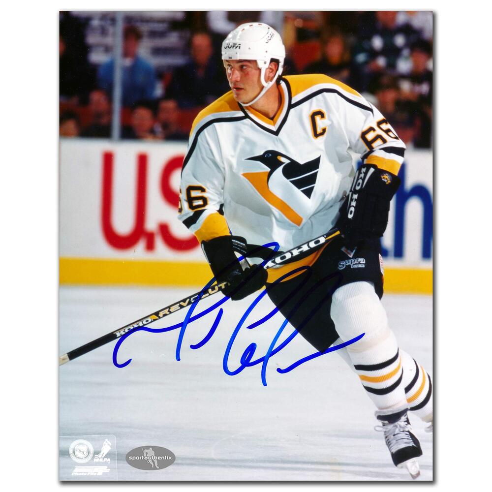 Mario Lemieux Pittsburgh Penguins RUSH Autographed 8x10