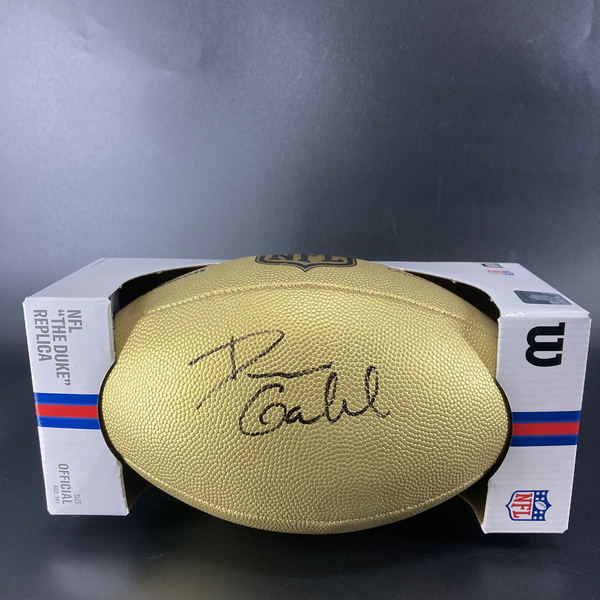 NFL - Browns Dillon Gabriel Signed Gold Composite Football