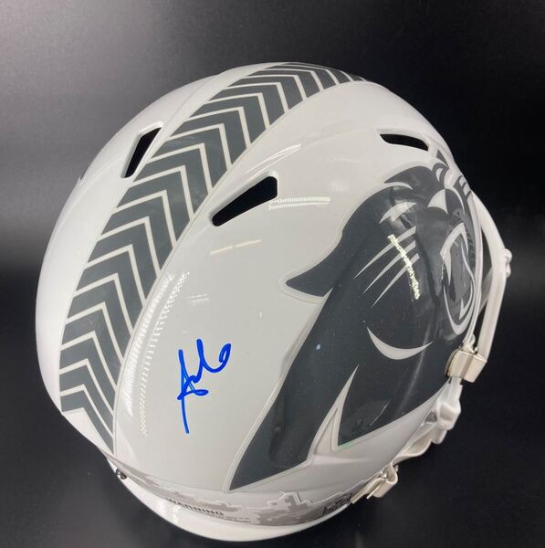 NFL - Panthers Tetairoa McMillan Signed STS Replica Speed Helmet