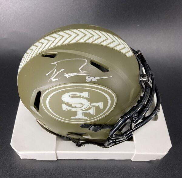 NFL - 49ers George Kittle Signed STS Mini Helmet