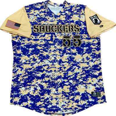 2022 Military Appreciation Jersey: #55 - Size: XXL MiLB Auctions
