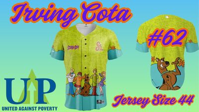 Scooby Doo Night Jersey #62 Irving Cota 