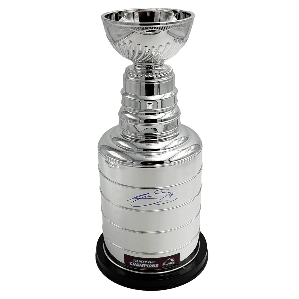 Joe Sakic Autographed 14 Inch Stanley Cup Replica