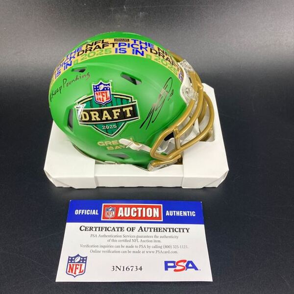 NFL - Panthers Trevor Etienne Signed NFL Draft Mini Helmet