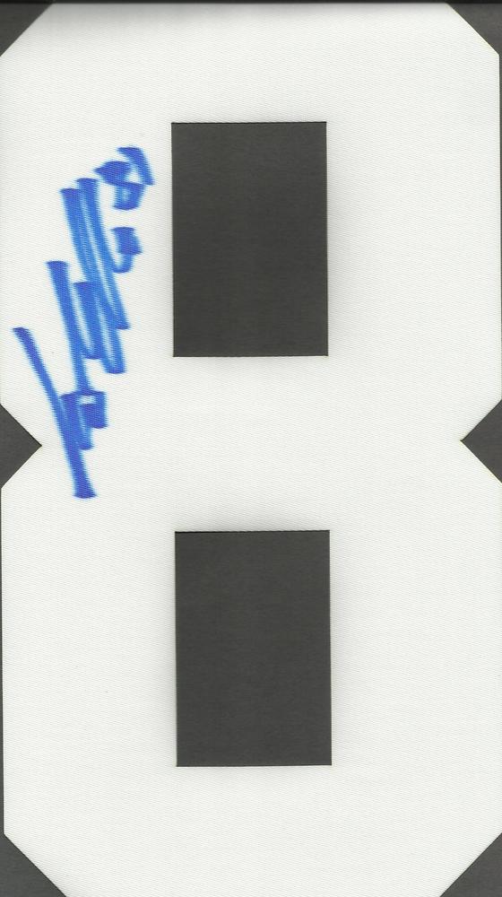 Lars Eller Autographed Montreal Canadiens WHITE Jersey Number 8 NHL