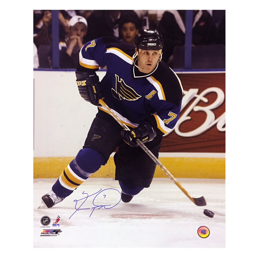 KEITH TKACHUK Signed St. Louis Blues 16 X 20 Photo - 79056