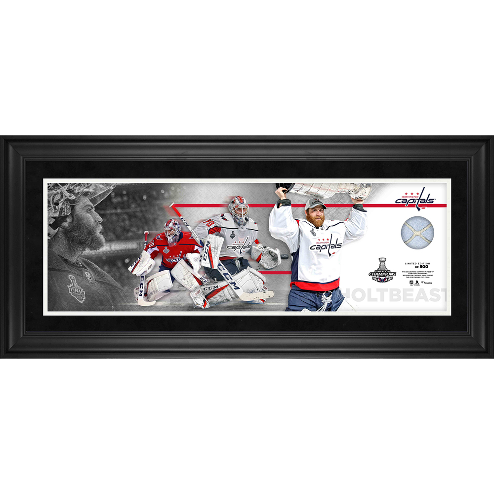 Braden Holtby Washington Capitals 2018 Stanley Cup Champions Framed 10