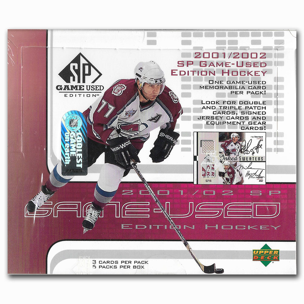 200102 Upper Deck SP GameUsed Edition Hockey Cards Unopened Box