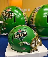 2025 NFL Draft Mini Helmet signed by Will Johnson