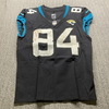 London Games - Jaguars Chris Manhertz Game Worn Jersey (10/30/22) Size 44