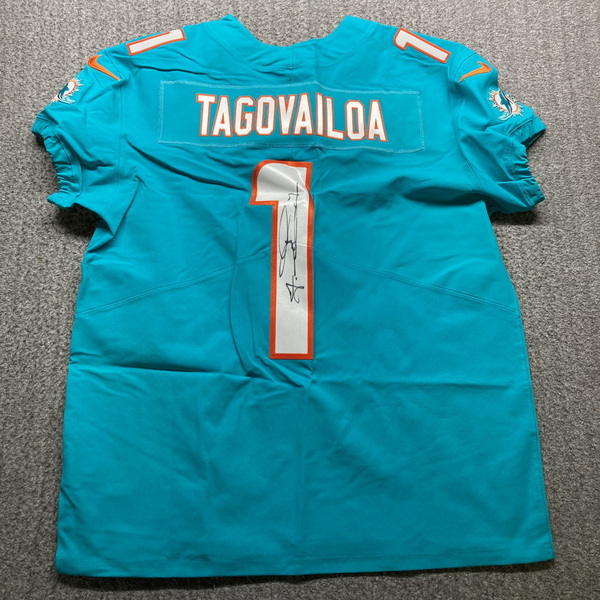NFL - Dolphins Tua Tagovailoa Signed Authentic Jersey Size 48