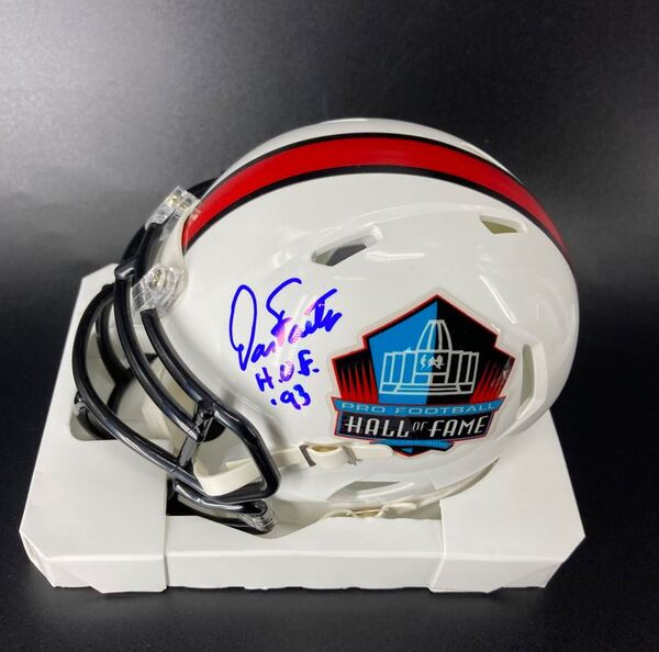 HOF - Chargers Dan Fouts Signed HOF Mini Helmet
