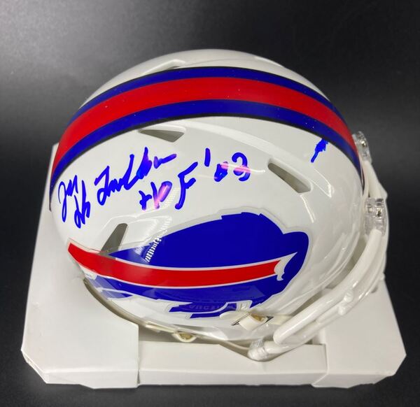 HOF - Bills Joe Delamielleure Signed Mini Helmet