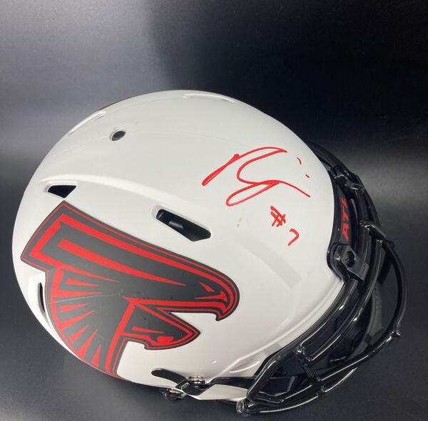 NFL - Falcons Bijan Robinson Signed Authentic Lunar Eclipse Speed Helmet