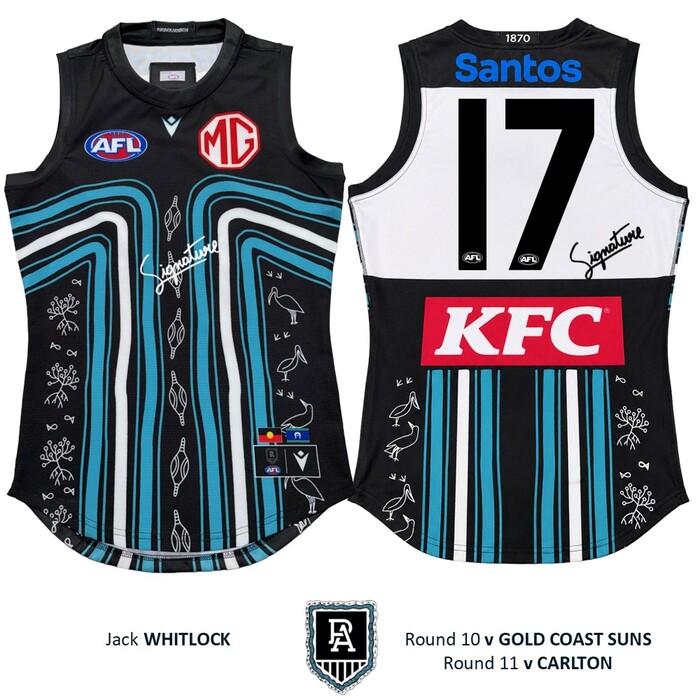 Photo of Jack Whitlock #17 Yartapuulti 2026 First Nations Home Guernsey