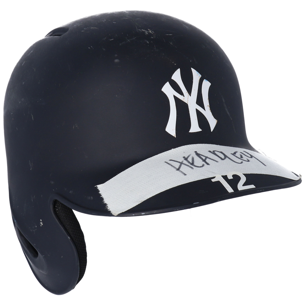 Chase Headley New York Yankees GameUsed 12 Batting Helmet from the