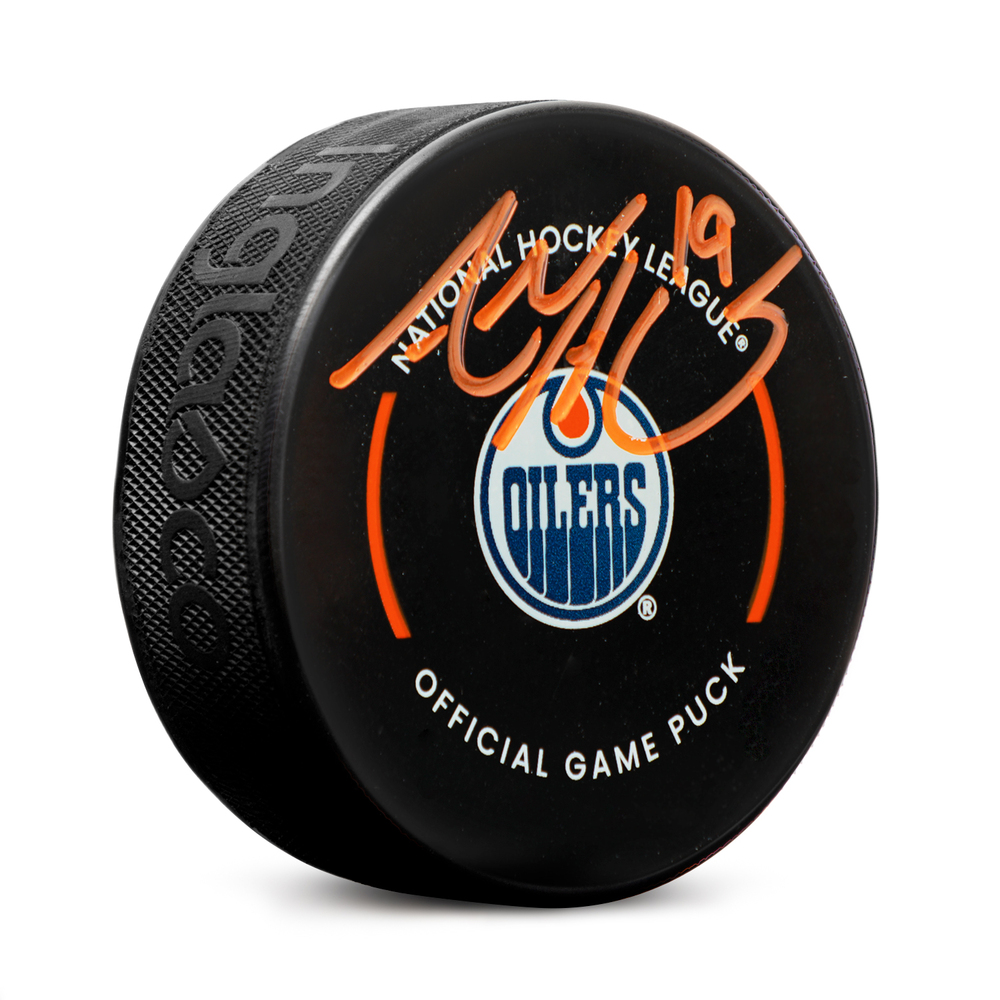 Adam Henrique Signed Edmonton Oilers Official Game Puck