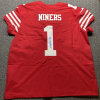 NFL - 49ers Rickey Pearsall Signed Signed Authentic Draft Jersey Size 48