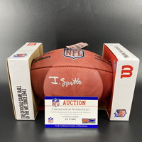NFL - Chargers Isaiah Spiller Signed Authentic Football