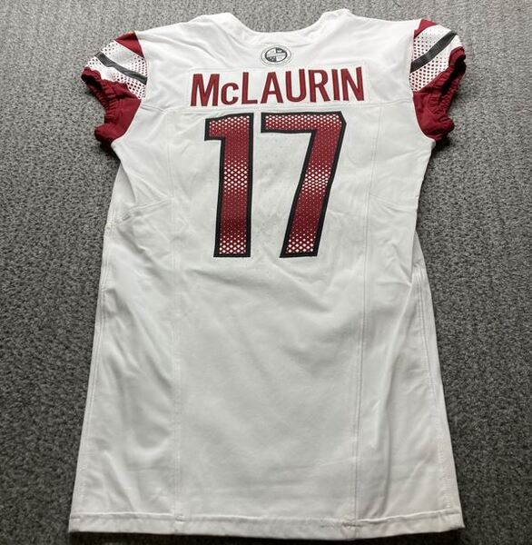 Madrid Game - Commanders Terry McLaurin Game Issued Jersey Size 40 With ...