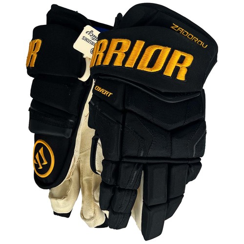 Photo of 25-26 Game-Used Warrior Hockey Gloves - Nikita Zadorov
