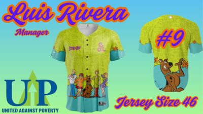 Scooby Doo Night Jersey #9 Luis Rivera